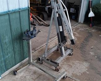 Engine hoist and stand