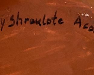 Ruby Shroulote Acoma NM Pottery Pot	16.5 x 15in dia	
