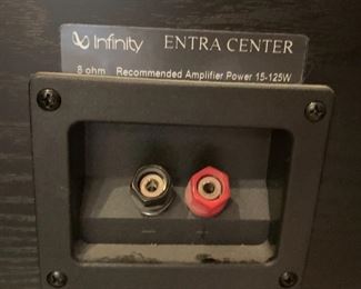 Infinity Entra Center Channel Speaker	 	
