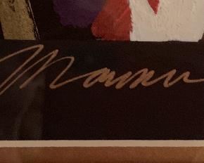 *Signed* Isaac Maimon Bonne Soiree Paris Nights Serigraph	29.5x26	
