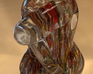19in Murano Glass the Embrace/Lovers S. Mazzucato	19in H	
