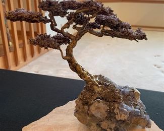 Blanca Borja Bronze Amethyst Tree	 	
