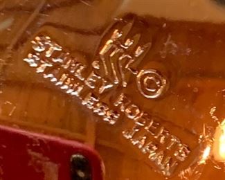 100pc Stanley Roberts Tiburon Gold Plated MCM Hollywood Regency Flatware set 16 place setting	 	
