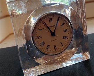 T. Maller Staiger Sweden Crystal glass Clock	 	
