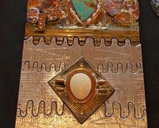 Thom Wheeler Southwest Folk Art Metal Mixed Media	 	