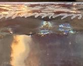 T. Maller Staiger Sweden Crystal glass Clock	 	
