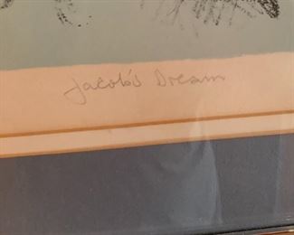 *Signed* Jacob’s Dream  Chaim Gross	 	
