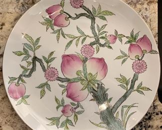 Chinese peach plate	 	
