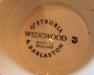12pc Wedgewood China Mugs/Cups	 	
