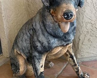 As-Is Rottweiler ceramic	 	
