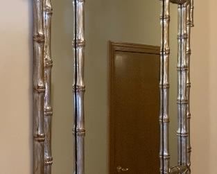 MCM LaBarge Faux Bamboo Framed Mirror	56X38IN	
