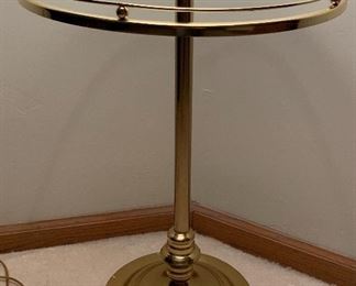 Gold End Table Lamp	57in H	
