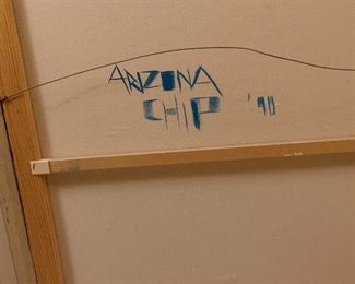 Original Abstract Art Arizona Chip	 	