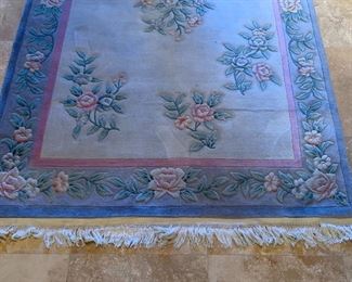  floral rug	9ft x 6ft	