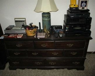 Bedroom dresser and household