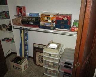 Games and household items