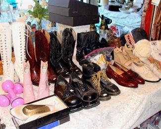 Designer shoes, boots, Leather cowboy boots, Salvatore Ferragamo, Doc Martens, Yves Saint Laurent, Men, Women, Ladies, children