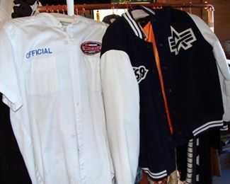 Vintage NASCAR shirt, Letterman's jacket, Halloween, costumes