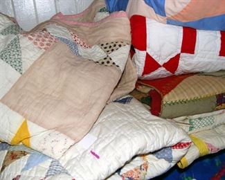 Vintage quilts, feedsack, velvet, silk, crazy quilt, patchwork