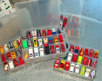 Vintage 1980's, Matchbox, cars, trucks, die-cast vehicles