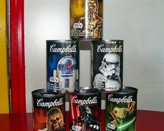 Star Wars, 2015 Limited edition, Campbell's soup, Darth Vader, Chewbacca, Yoda, R2D2, C-3PO, Storm Trooper, collectible