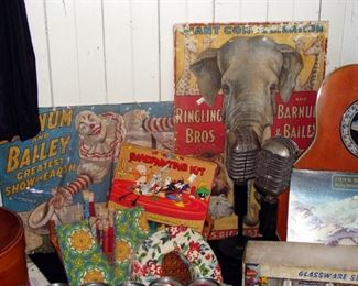 Vintage Circus posters, Barnum and Bailey, Ringling Brothers