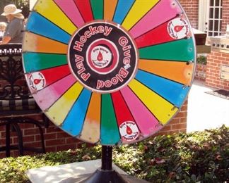 Roulette wheel, game, hockey, vintage