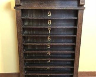 Lot 018-A 
Vintage Pool Ball Rack