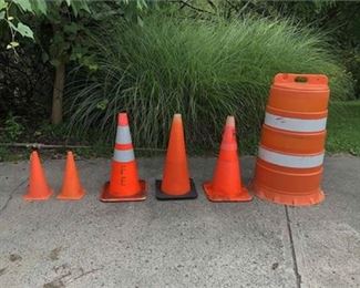 Lot 119 
Construction Barrel and Parking Cones