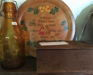Absolutely Pure Milk Bottle & Alpha Medical Institute Box