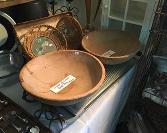 Signed Munising Dough Bowls