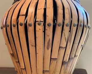 Bamboo Lidded Urn