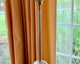 54. Pair of Frederick Cooper Metal Candlestick Lamps (30")