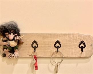 61. Troll Key Rack by Paul Bornor (17")