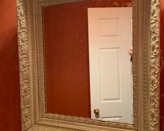 63. Mirror w/ Antique Carved Frame (23" x 26")