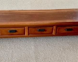 73. 5 Drawer Low Chest (74" x 14" x 13") (as is)