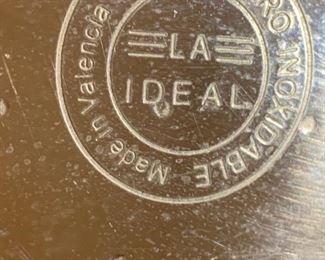 95. La Ideal Paella Pan Made in Spain (22")
