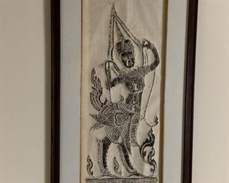 Bangkok temple rubbings on molded rice paper https://ctbids.com/#!/description/share/232074