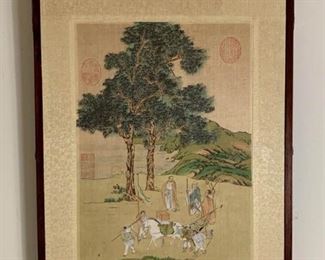 Asian scene on silk https://ctbids.com/#!/description/share/232079