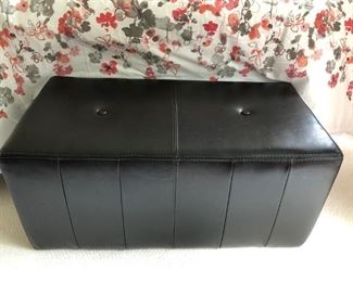 leather bench