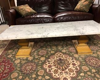 marble top coffee table