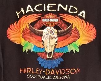 We have a Harley Room with all kinds of Harley items. Including a Harley Motorcycle!