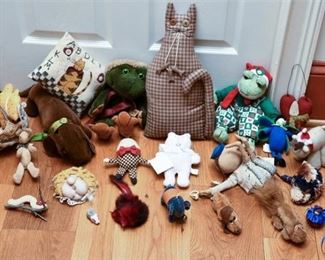 27. Mixed Lot Stuffed Animal Decorator DollsAccents
