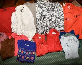 52. Group of Womens Designer Clothing Shirts  Blouses