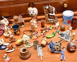55. Large Lot Collectibles Figurines