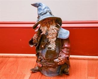 Ceramic Fantasy Wizard Figurine