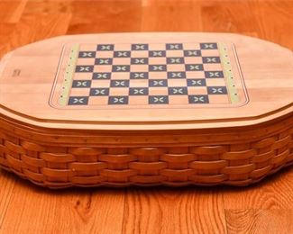 Unusual Longaberger Chess Set Basket