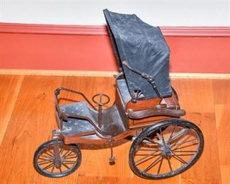 Victorian Style Reproduction Childrens Doll Carriage