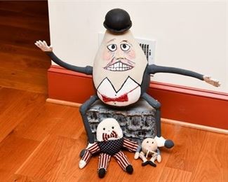 Fun Humpty Dumpty Character Dolls Seated Figure