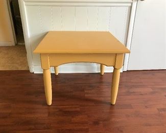 #8 Square Side Table $25